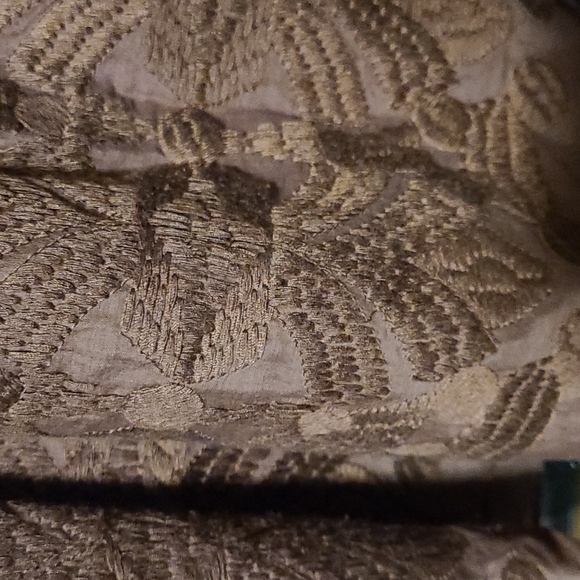 Banana republic embroidered empire waist dress sz 2 - Picture 6 of 8